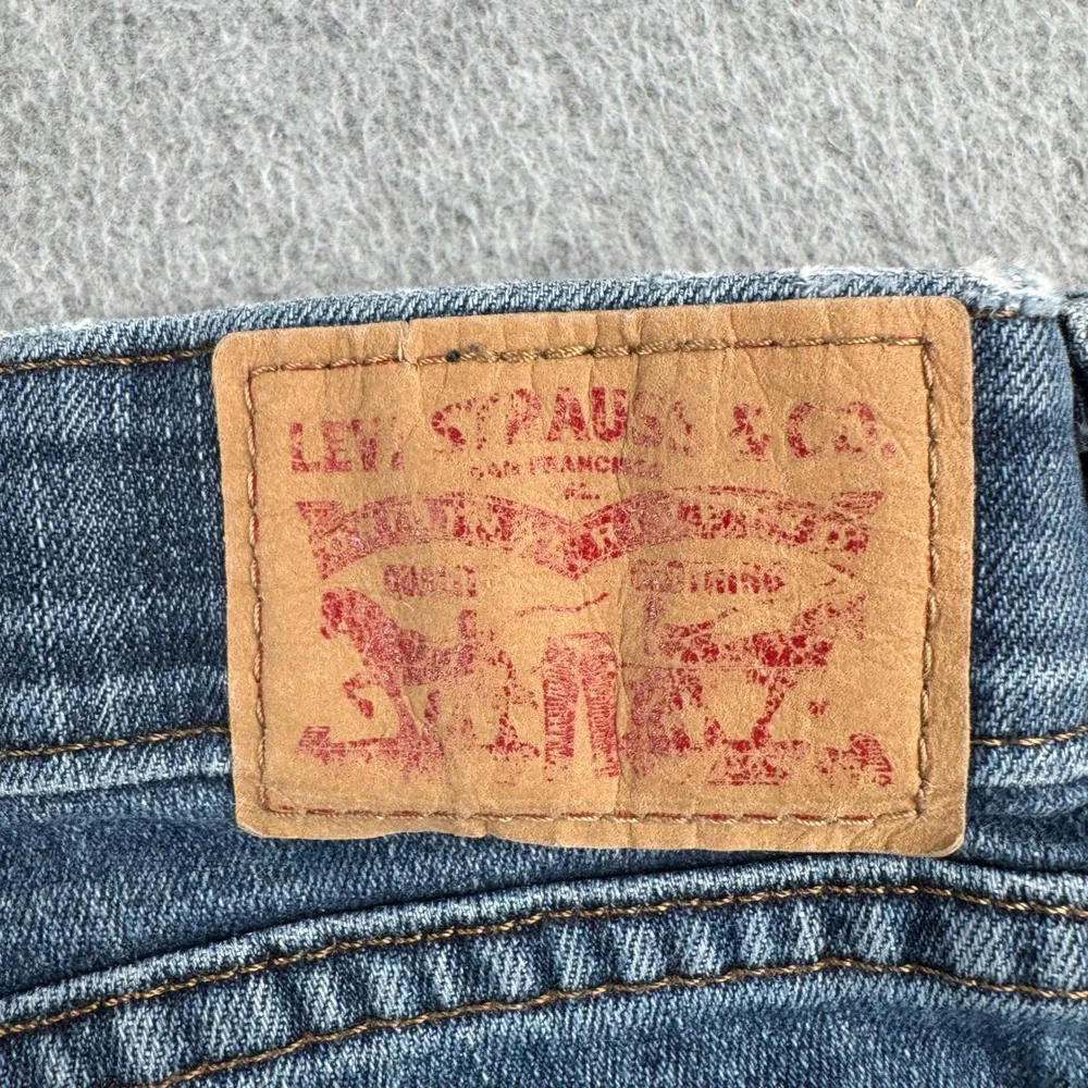Levi's Jeans Womens 12 525 Perfect Waist Straight Blue Denim 15564-0028